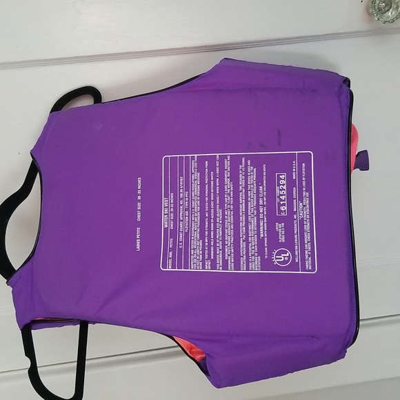 Ladies Petite Water Ski Vest - Picture 3 of 3